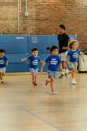 Camp Corlears - 3s running during soccer