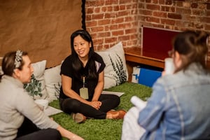 2024 Wonderment conference - Corlears teacher Benna Cheung leading a workshop